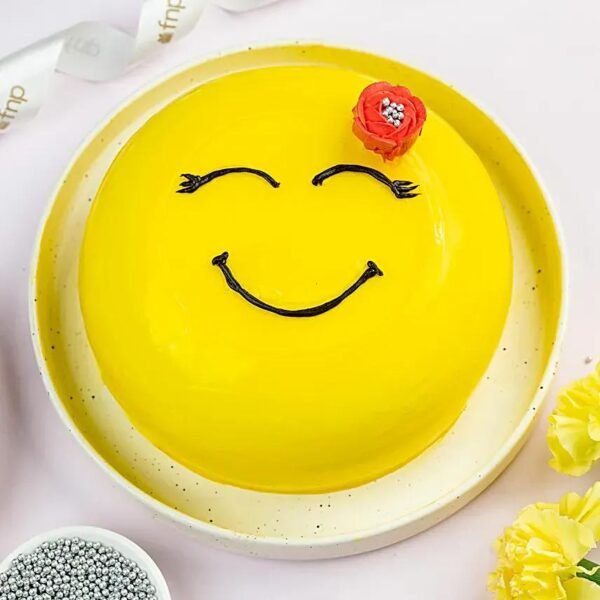 DB Happy Emoji Pineapple Cake