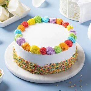 DB Rainbow Vanilla Cream Cake